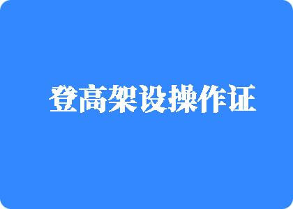 啊插我干我操死我反差婊最新视频登高架设操作证